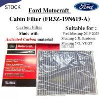 ราคา REAL CARBON CABIN AIR FILTER FORD MUSTANG 2.3L ECOBOOST / 5.0L V8 GT MOTOCRAFT (FR3Z-19N619-A) (46607727393)