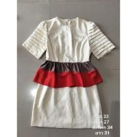 ราคา เดรสทำงานงานป้ายlyn around size m (26720847920)