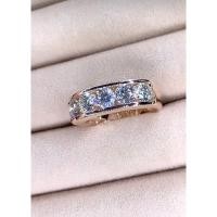 ราคา แหวนแถวเพชรเม็ดใหญ่ใส่ได้ทั้งชาย-หญิงขนาดเพชร40ตัง5เม็ดหนักรวม2.01กะรัต (25940602372)