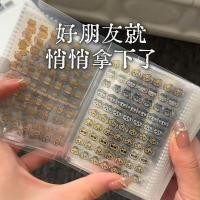 ราคา 热销迷你本送贴纸卡通收纳可爱小鼻嘎镭射防水星星装饰表情包捏26514 Best-selling mini notebook with stickers, cartoon storage, cute little laser waterproof star decoration, emoji pack 26514 (44080870746)