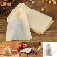 ราคา Ons 100 ชิ้น/ล็อตถุงชาถุงกระดาษกรองที่ว่างเปล่า Drawstring Teabags สําหรับชาสมุนไพรที่ (50408967214)