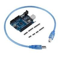 ราคา บอร์ด Atmega328P CH340G UNO R3 และสายเคเบิล USB และพิน 7 Gilded สําหรับ Arduino (2925002241)