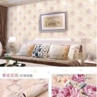 ราคา วอลเปเปอร์ลายหลุยส์ช่อกุหลาบสีน้ำตาลทอง (2094557494)