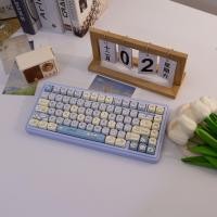 ราคา Blue Cat PBT 149 คีย์ Keycaps Dye-Sublimation MOA โปรไฟล์คีย์บอร์ด Key Cap สําหรับ 61/64/68/87/96/104/108 MX Switch (53610934174)
