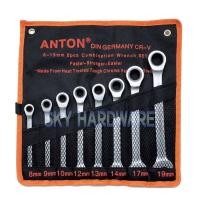 ราคา ANTON ประแจแหวนฟรี ชุดประแจแหวนข้างปากตาย ขนาด 8-19 มม 8ชิ้น CR-V (9568254598)