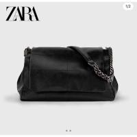 ราคา กระเป๋า Zara Rock Flap Shoulder Bag Hobo Bag (18278756946)