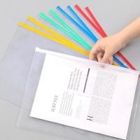 ราคา [พร้อมส่ง] ซองเอกสารใสซิปล็อค กันน้ำ มีช่องใส่บัตร ป้าย A4 A5 A6 รายงาน เครื่องเขียน ถุงพลาสติกใส Waterproof Zipper Bag (55362246729)