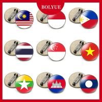 ราคา เข็มกลัดย้อนยุค ธงชาติอาเซียน 10 ประเทศ (54407734195)