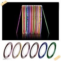 ราคา ริบบิ้นติดเล็บ ริบบิ้นทำลายคาดเล็บ ตกแต่งเล็บ รหัส 21-30 (23112795819)