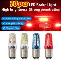 ราคา 10 ชิ้น ไฟท้ายมอเตอร์ไซค์ LED 1157 ประหยัดพลังงานพร้อมไฟแฟลชและไฟเลี้ยว (43256376152)