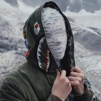 ราคา HipHop Balaclava Full Face Mask Mummy Torn Mesh Hood ชุดฮาโลวีน Head Cover (47556865921)