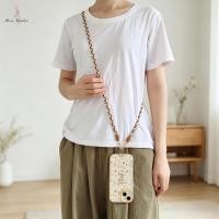 ราคา [พิเศษ-ดี] เชือกเส้นเล็กโทรศัพท์มือถือบิดสองสีถักโซ่โทรศัพท์มือถือกล้องเชือกเส้นเล็กกระเป๋าสายเครื่องดื่มขวดเชือกเส้นเล็กสายรัดกระเป๋าถักแฮนด์เมดมือถักกระเป๋าอุปกรณ์ส (57110227423)
