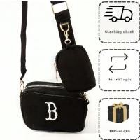 ราคา กระเป๋าสะพายข้างแฟชั่นพร้อมกระเป๋าผ้าแคนวาส-สายร่มชูชีพ (40958827562)