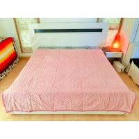 ราคา ผ้านวมขนห่าน (ขนห่านละเอียด) (แบบบาง) ขนาด 6.5-7ฟุต สีชมพูลายดอกวินเทจ มือสองขายตามสภาพ สินค้าญี่ปุ่น-เกาหลีแท้ (16598120956)