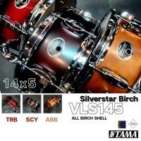 ราคา กลองสแนร์ Tama SILVERSTAR Snare drum รุ่น VLS145 ALL BIRCH SHELL (24774921991)
