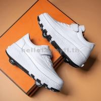 ราคา รองเท้าผ้าใบสำหรับวัยรุ่นรองเท้าสองล้อไม่เรืองแสงรองเท้าโรลเลอร์เบลดรองเท้าพ่อแม่ลูกรองเท้าโรลเลอร์เบลดถอดออกได้ WOUS DLCL (20780356212)