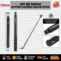 ราคา ULANZI MT-58 120CM ACTION CAMERA SELFIE STICK สําหรับ GOPRO / INSTA360 / DJI /AKASO/SJCAM (53761945143)