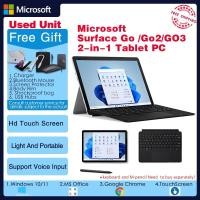 ราคา Microsoft Surface Go1 Go2 Go3 แล็ปท็อป 2-in-1(Win10 หรือ win11 ระบบ)Intel Pentium Gold 4415Y/4425Y/6500Y,Core M3 (8100Y) 4G/8G RAM 64GB/128GB SSD 10.5" (25127133242)