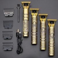 ราคา Professional T9 ผมTrimmerเครื่องโลหะBody Beard TrimmerสําหรับชายใบมีดสแตนเลสผมClipper Beard Trimmer (28861080162)