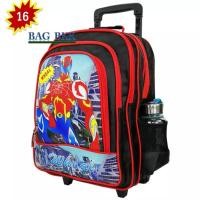 ราคา BAG BKK กระเป๋าเป้มีล้อลาก Wheal สะพายหลังกระเป๋านักเรียน 16 นิ้ว รุ่น Spider Man F8526-16 (3466758433)