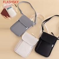 ราคา กระเป๋าใส่พาสปอร์ต FLASHSKY, กระเป๋าสตางค์คล้องคอสายรัดปรับได้กันน้ํา, กระเป๋าพกพาหลายใบ RFID Blocking Anti-Theft Travel Document Pack Essential Storage (45558873960)