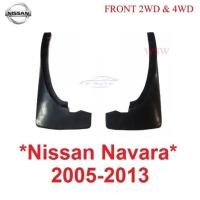 ราคา บังโคลนหน้า คู่หน้า 2/4WD NISSAN NAVARA D40 2005 - 2015 ยางบังโคลน ยางกันโคลน นิสสัน นาวาร่า ดี40 2013 บังโคลน (28277078456)
