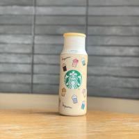 ราคา Starbucks Cup 2025 Starbucks Party แก้วเก็บความร้อนสแตนเลสเปลี่ยนสีได้พร้อมที่จับแบบพกพามูลค่าสูงหญิง (46061775898)