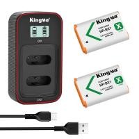 ราคา KingMa แบตเตอรี่ NP-BX1 USB LCD Dual Charger สำหรับ Sony ZV-1 RX100M7 M6 M5 M3 M2 RX1R II DSC-HX90 WX350 HX400 H400 HX60 (22649405923)