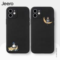 ราคา Jeero เคสคู่ เคสไอโฟน คู่รัก ขอบเหลี่ยมกันกระแทกซิลิโคนนุ่มลายการ์ตูนน่ารักตลก เคสโทรศัพท์ Compatible for iPhone 16 15 14 13 12 11 Pro Max SE 2020 X XR XS 8 7 Plus xsmax iphone7 iphone8 พลัส HFE674 (1