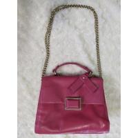 ราคา กระเป๋าสะพายยาวหนังแท้สีบานเย็นgillivo (19265942211)