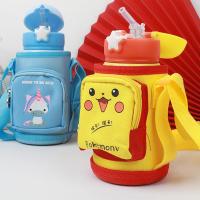 ราคา น่ารัก Pikachu เด็กกระติกน้ำร้อนถ้วย 316 ถ้วยฟางสแตนเลสอินเทอร์เน็ตคนดังนักเรียนหญิงการ์ตูนอนุบาลกา (28705343227)