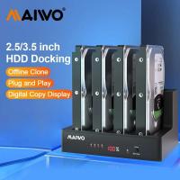 ราคา MAIWO Hard Drive Docking Station 4 bay SATA to USB 3.0 HDD Docking สําหรับ 2.5/3.5 นิ้ว HDD/SSDStation พร้อม Offline Clone ฟังก์ชั่น (57761388016)