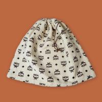 ราคา ถุงผ้า MCM สีครีม ลายโลโก้ ขนาด 13 x 12 นิ้ว (S19) (16078688198)