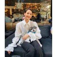 ราคา เสื้อเชิ้ตแขนพอง เสื้อเชิ้ตญาญ่า เสื้อเชิ๊ตสีขาว (3849969840)