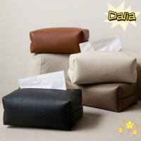 ราคา กล่องทิชชู่ ดาเลีย การออกแบบสี่เหลี่ยมสีทึบกล่องเก็บกระดาษทิชชูตกแต่งเดสก์ทอปที่ทันสมัยหนังเทียมกันฝุ่นถุงเก็บกระดาษทิชชูห้องนั่งเ (48311023020)