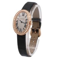 ราคา Cartier Cartier อ่างอาบน้ํา Series Rose Gold Back Diamond English Womens Watch W8000007 (52661749186)