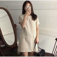 ราคา ชุดเดรสทวีต เนื้อผ้าทวีต ใส่แล้วน่ารัก คุณหนูมากกกๆ (3284868465)