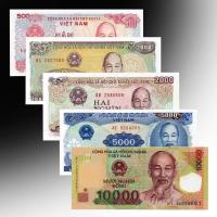 ราคา โล่ชุดเต็ม 5 แผ่น 500 1,000 5,000 1,000 เอเชีย 10,000 สกุลเงินต่างประเทศ เหรียญต่างประเทศ ธนบัตรความจงรักภักดี20260618 (42681798929)