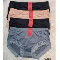 ราคา [แจกโค้ดส่งฟรี] NO.0243 ยี่ห้อ No's bra Size : XLกางเกงในเต็มตัวเก็บทรงขอบลูกไม้สวยๆผ้าเนื้อนิ่มมากค่ะ ผ้าเนื้อเย้นใส่สบ (17857717587)
