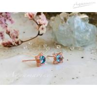 ราคา ต่างหูพลอยบลูโทพาส( Blue Topaz ) (22384613856)