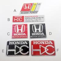 ราคา 1 X อลูมิเนียม MUGEN POWER โลโก้รถ Auto Side Fender ตกแต่งป้ายสัญลักษณ์สติกเกอร์รูปลอกสําหรับ Honda Motorsports Mugen (44911476451)