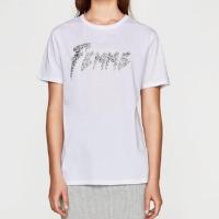ราคา Zaraเสื้อยืดคอกลมสกรีนFemmeสีขาวsizeM (23141511705)