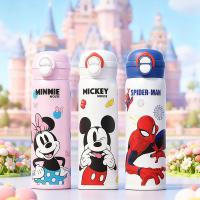 ราคา ขวดน้ําสไตล์ Ou Mickey Cup Thermos Cup ถ้วยน้ําเด็ก Straw Stitch School สามคู่ Spiderman ยอดนิยม (49959482797)