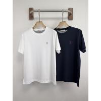 ราคา J0FE Italy BC Classic Old Money Style Men's Crew Neck T Shirt2026Spring and summer new embroidered casual versatile short-sleeve shirt (47557927293)