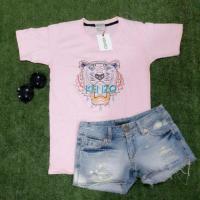 ราคา เสื้อยืดKenzo งานปัก ผ้า cotton (42553316)