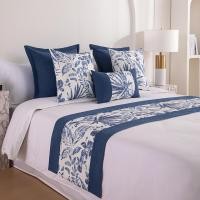 ราคา สีทึบ Anti Fading Bed Runner ผ้าพันคอนุ่มหรูหราเตียง End โยนบ้านโรงแรมผ้าปูที่นอนตกแต่ง Queen King ขนาด (46261076214)