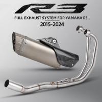 ราคา R1/M1 racing muffler For Yamaha YZF R3 R25 MT03 2015-2024 Years Motorcycle Exhaust Escape Moto Mod (57151803305)