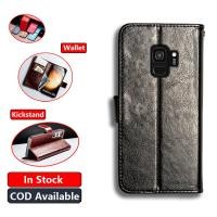 ราคา หนังคลาสสิกสําหรับ Samsung Galaxy S9 5.8 นิ้ว SM-G960F SM-G960 กระเป๋าสตางค์ Vintage Folio ฝาครอบแม่เหล็กปิด Kickstand ช่องใส่การ์ด (47810243637)