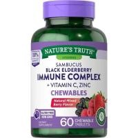 ราคา Sambucus Black Elderberry Vitamin C & Zinc (60Chewable) (25623451082)