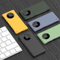 ราคา Slim Hard PC Frameless เคสโทรศัพท์สําหรับ Huawei Mate 40 30 Mate40 Pro Plus/RS Porsche Design Solid Candy สี Matte Cover (28140621445)